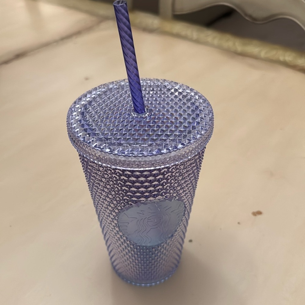 Starbucks 20oz Iridescent Purple with Green